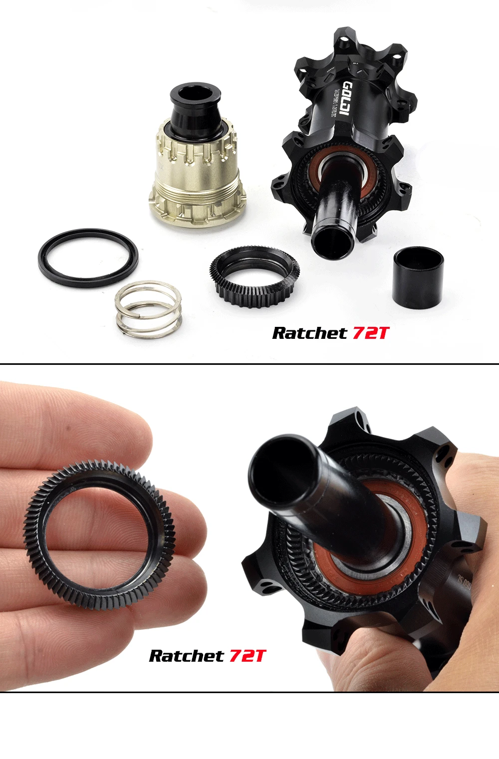 Godx-スーパーライトmtb boostハブ、6ボルトセンターロック