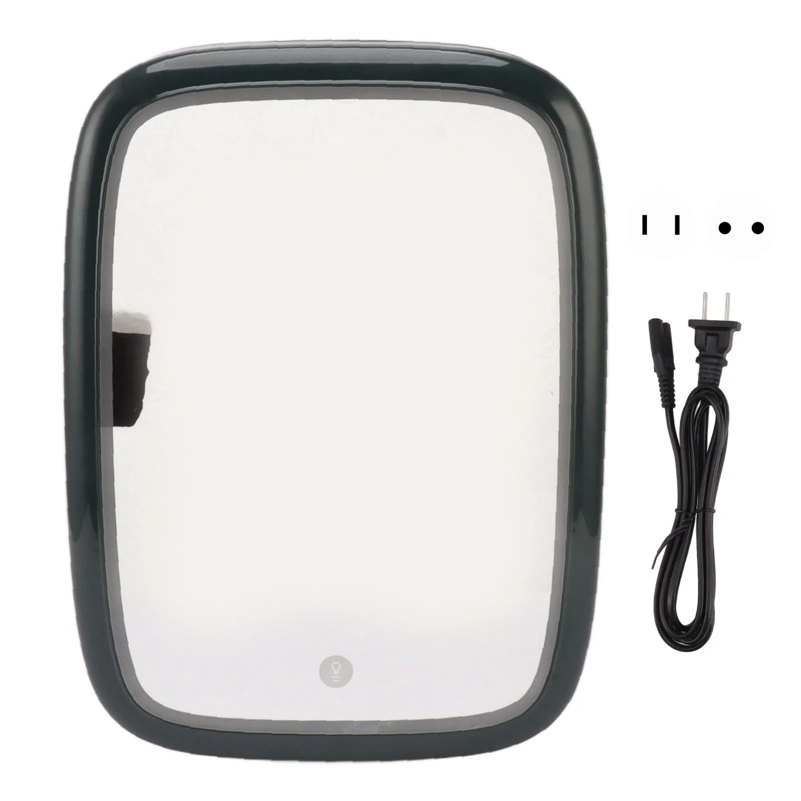 

Портативный маленький холодильник 100-240 В, эффективный светодиодный фонарь с регулируемой яркостью, Тихая съемная полка, мини-холодильник с зеркалом для напитков