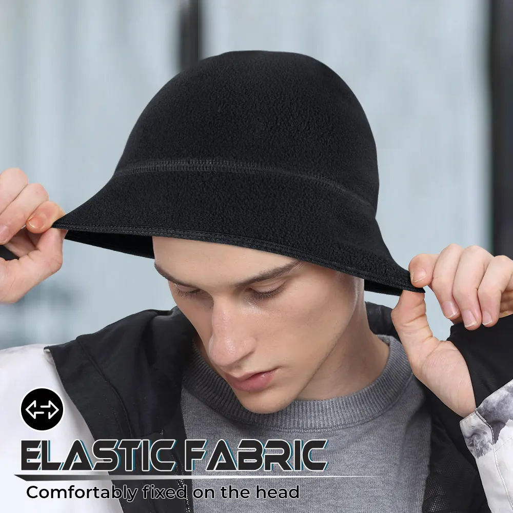 Winter Fleece Beanies Hat Skiing Windproof Ear Cover Warmer Caps Thermal Snowboard Casual Skullies Cap Hats Headwear Men Women - 3