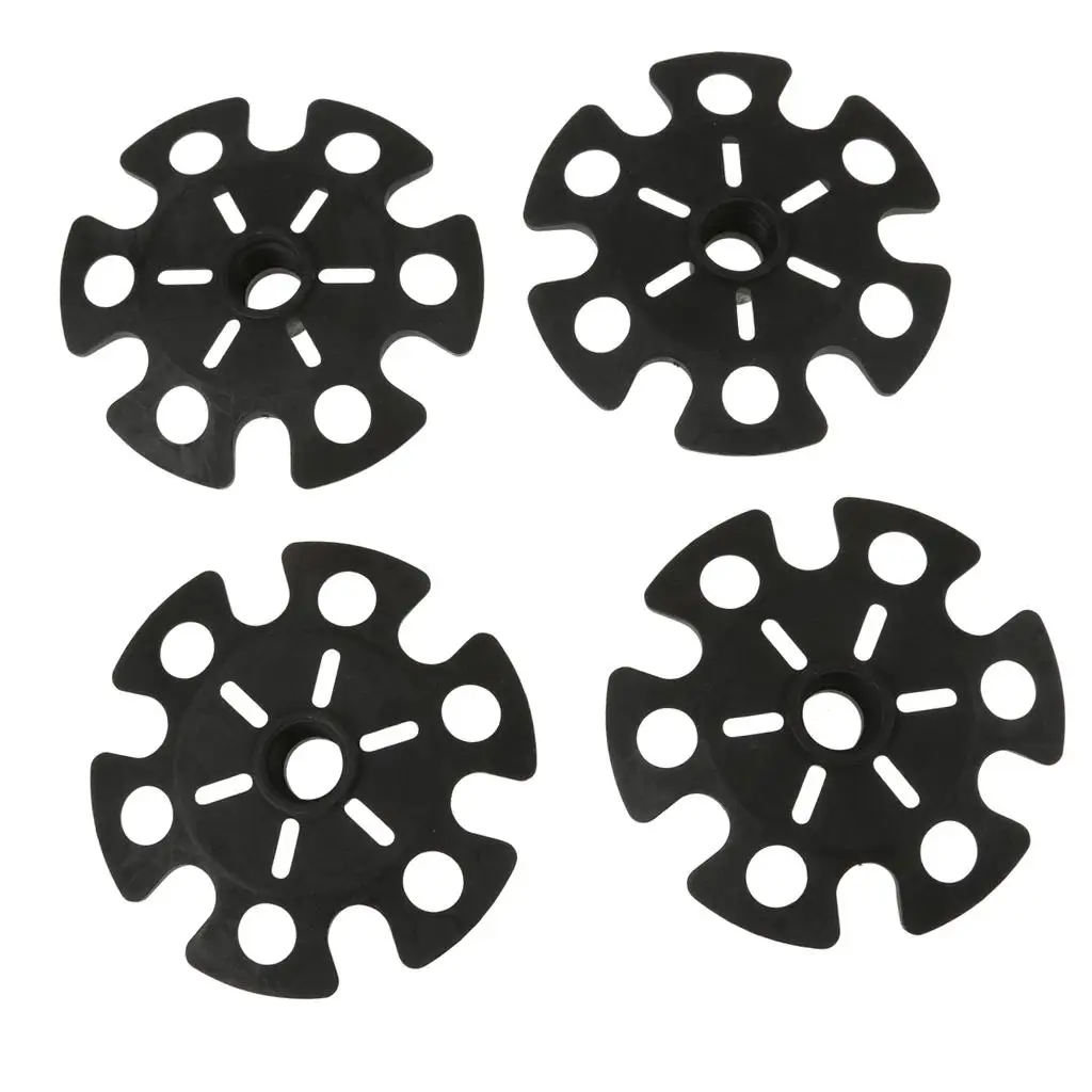 4pcs Snowflake Snow Baskets for Skiing Trekking Hiking Poles Walking Sticks 6
