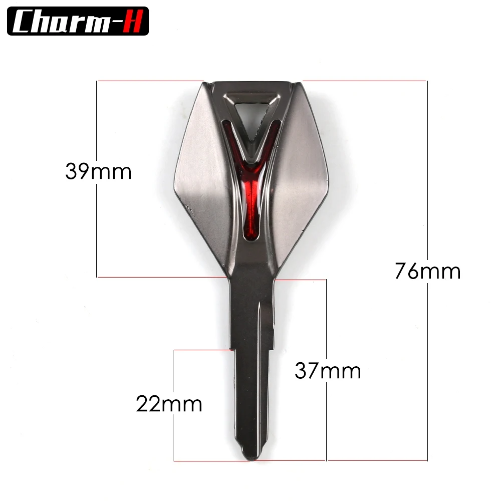 1 Piece Alloy Key Blank For Yamaha Motorcycle key embryos BWS125 VOX50 GTR125 4V CYGNUS GRYPHUS 125 Key embryo