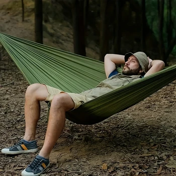 Portable Camping Hammock with Straps 1