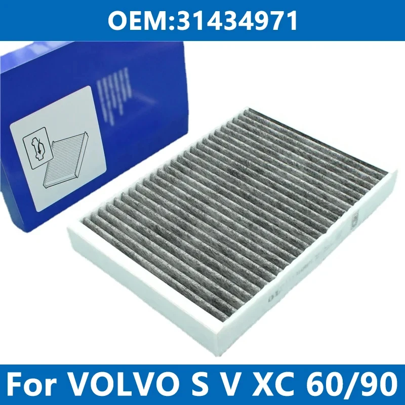 

Car Cabin Filter Air Conditioner 31434971 For VOLVO S90 V90 Estate XC90 II 2.0 D3 D4 D5 T5 T6 T8 AWD Hybrid Cabin Filter