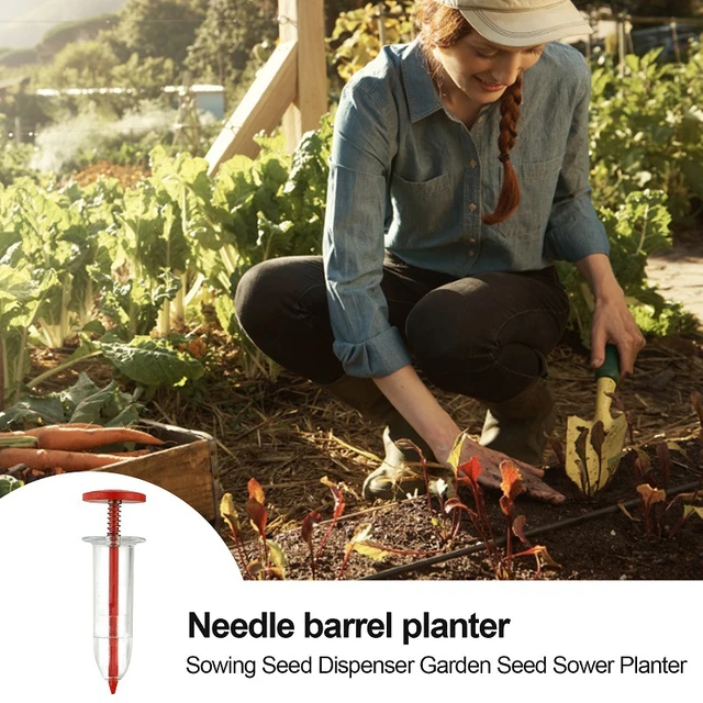 Ültetvényes Kézi Vetési Szerszámok Fecskendő Vetőmag Mini Adagoló Kerti Virág Pot Virágágy Kertészkedés
