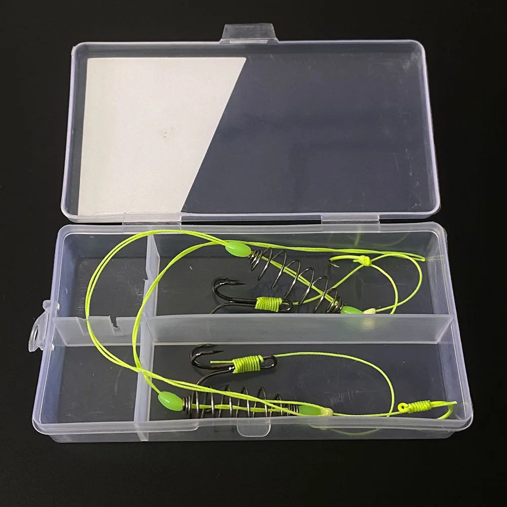 

Рыболовная кормушка, рыболовные крючки рыбы водоемы для резервуаров, озер, 14 см, антиспутывающаяся углеродистая сталь + пластик для серебряного карпа