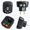 Digital Outlet Tester Electrical Receptacle Detector with LCD Display 110V 220V AC Voltage Socket Checker for Home EU/US/UK Plug 6