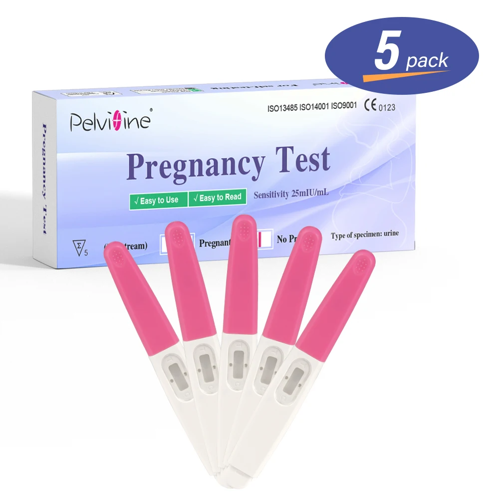 ערכת רצועות בדיקה: 25 רצועות ביוץ ו-5 בדיקות הריון מקלות-מעקב פוריות מדויק