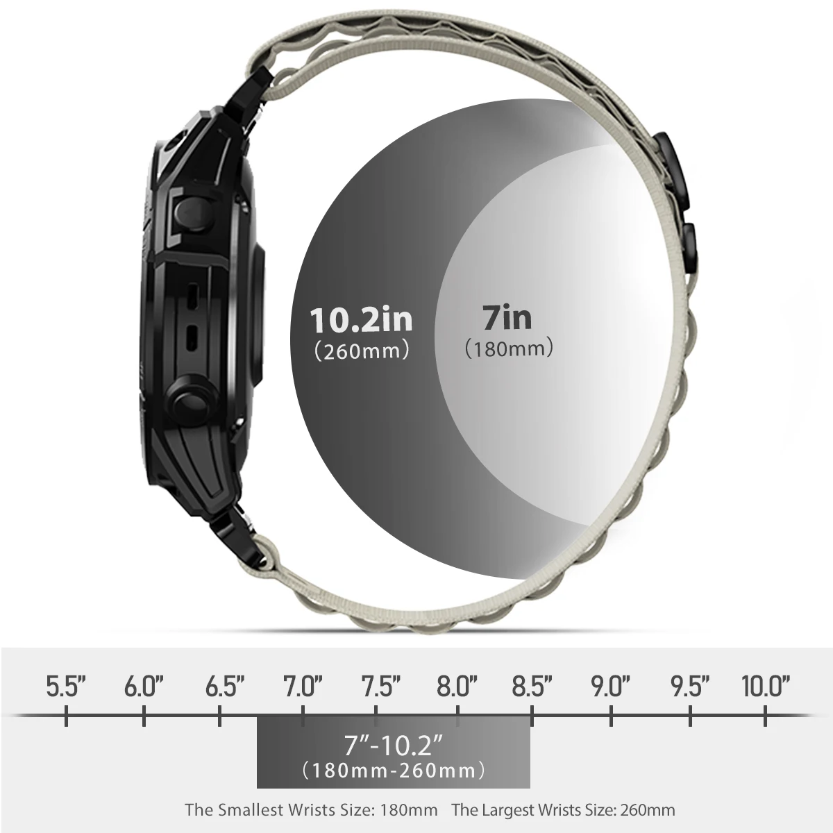 Garmin Alphine 22 26mm Nylon Quick Release Strap Wristband For Fenix5/5Plus/6/6Pro/7/Instinct/955 Watch Band Fenix5X 6X Bracelet