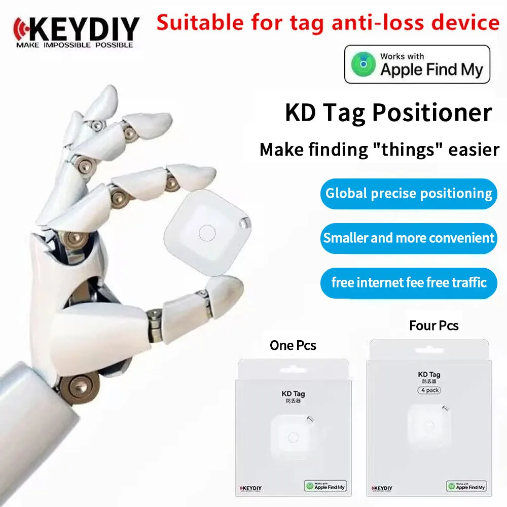 KEYDIY KD Tag Bluetooth Suitable for tag anti-loss device anti-loss elf positioning tracker dog cat pet children key anti-lost