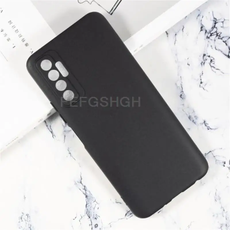Enhanced Premium Finger Ring Soft TPU Silicone Phone Case, Protective Back Cover