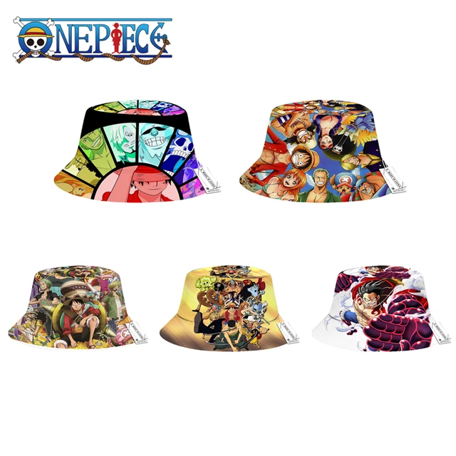 One Piece Anime Luffy Zoro Unisex Polyester Bucket Hat Women Autumn  Sunscreen Panama Men Outdoor Travel Fishing Fisherman Hats - AliExpress