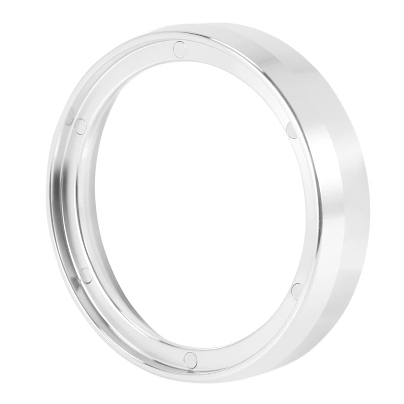 

5Pcs 54Mm Dosing Ring Stainless Steel Coffee Dosing Ring Espresso Dosing Funnel Coffee Protafilter Ring