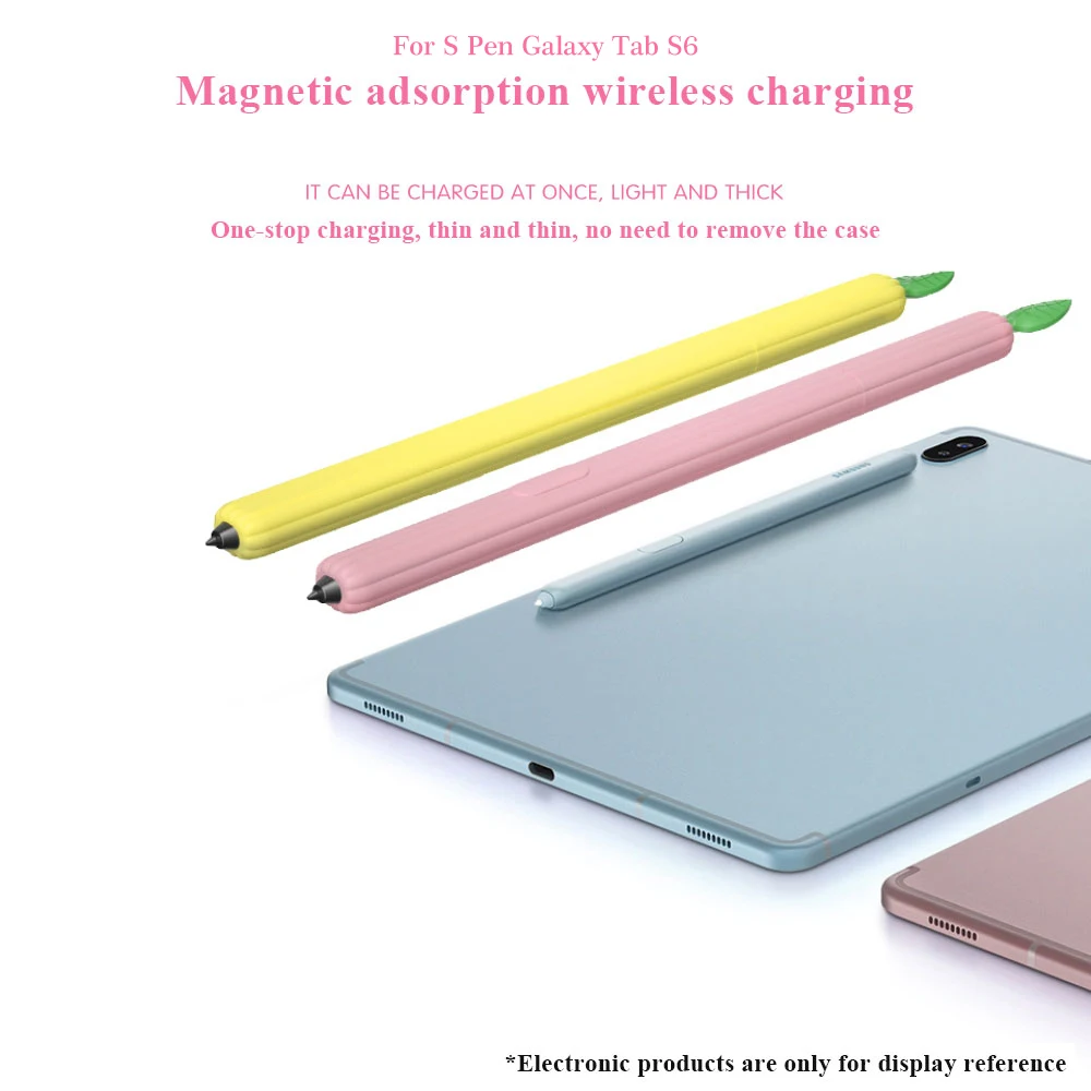 Vintage Pencil Case For Samsung Galaxy Tab S6 Liquid Silicone