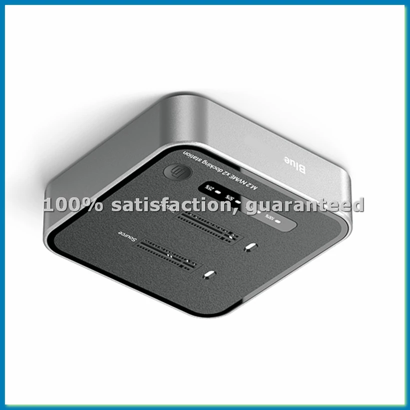 M2 20Gbps 듀얼 베이 SSD 도킹 스테이션, 오프라인 USB C to NVME PCiE 도킹 스테이션, 오프라인 클론 SSD 도크, 영국 플러그-A09I