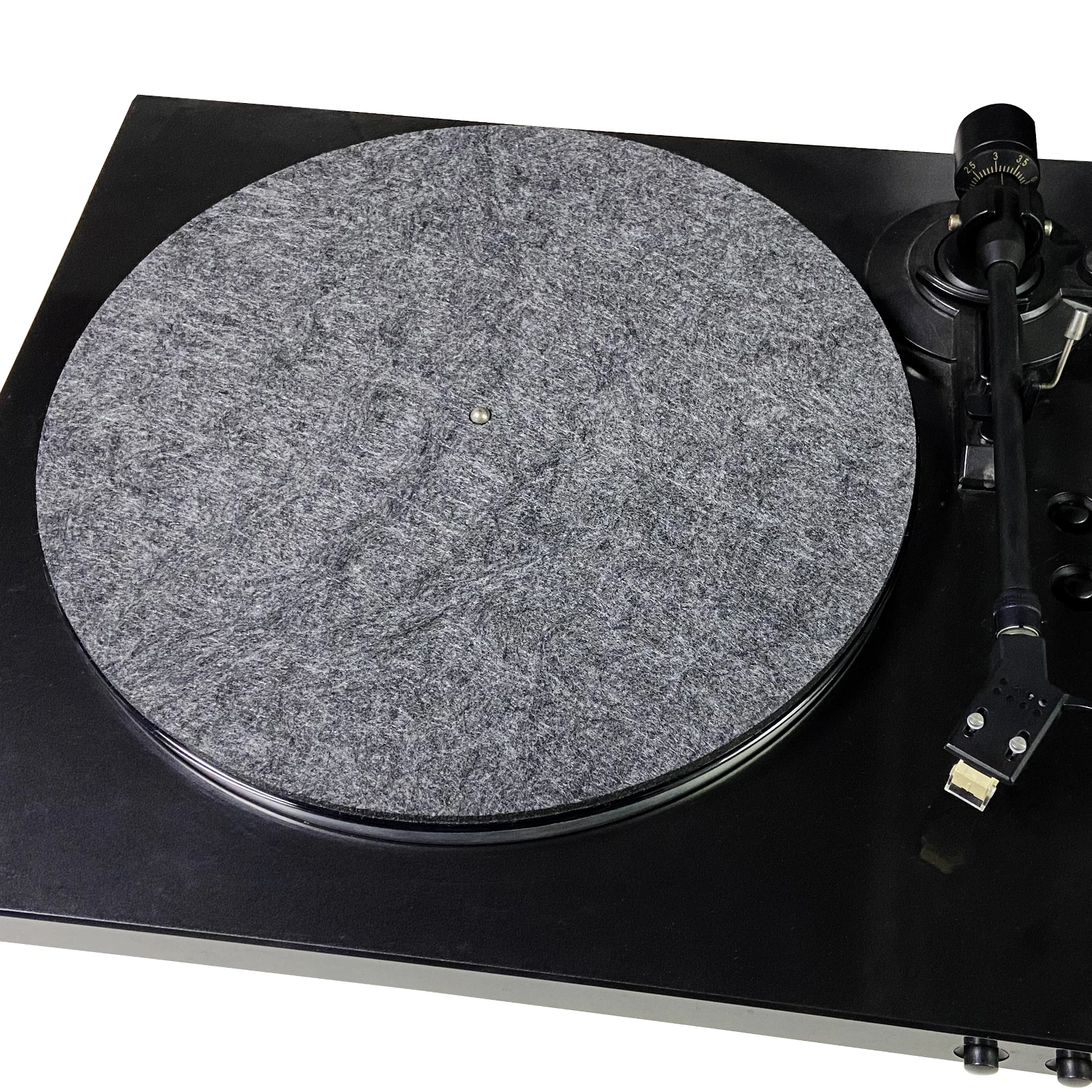 Premium Anti-Static 12-Inch Felt Turntable Slip Mat - 3mm Thickness