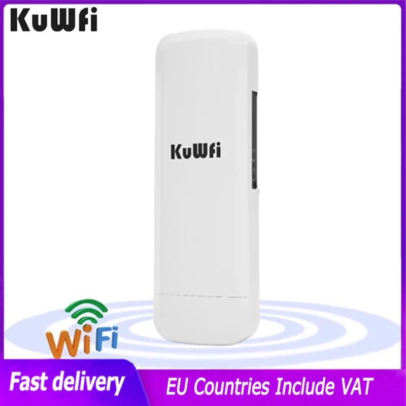 Kuwfi 300Mbps Wifi Cpe Router 2.4G 2Km Ripetitore Wifi Extender Wireless Bridge Access Point Per Telecamera Wireless Display A Led