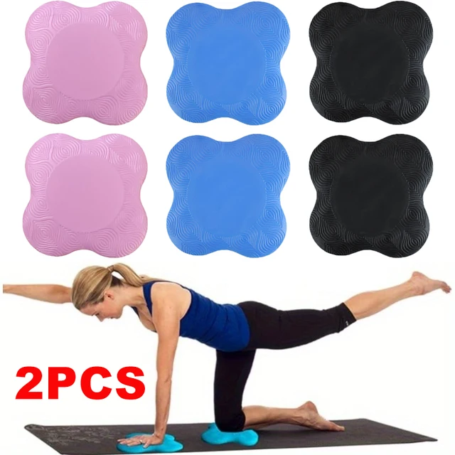 2Pcs Tpe Yoga Kneeling Mats Thickened Anti Slip Yoga Kneeling Protective Pad Sport Fitness Elbow Knee Mat Knee Flat Support