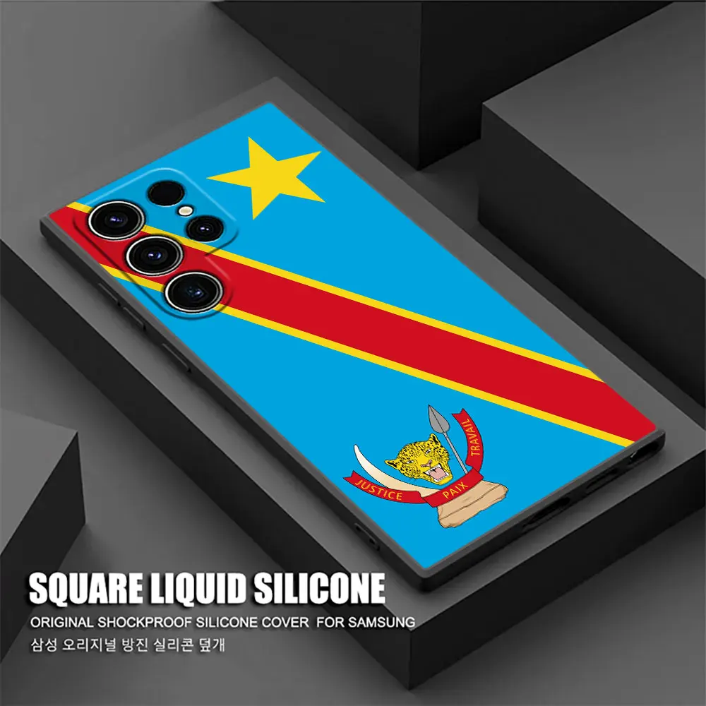 Democratic Republic of Congo Flag Silicone Phone Case