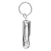 Macaroon Series Color Nail Clippers Ultra-thin Folding Portable Carbon Steel with Keychain Small Nail Clipper with Nail File 4
