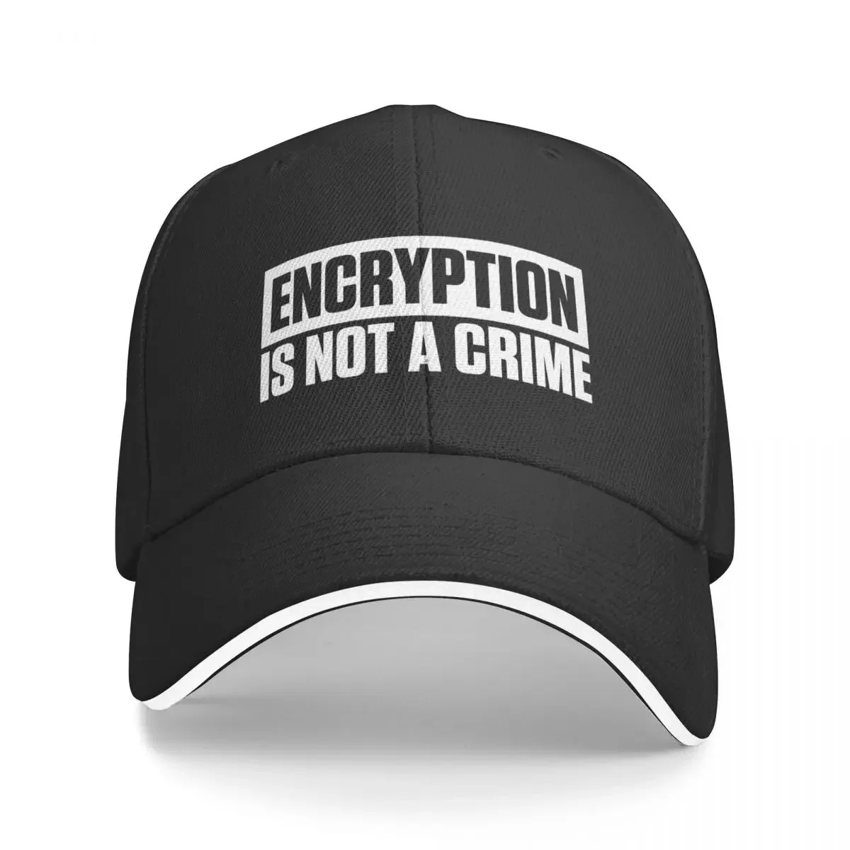 

ENCRYPTION IS NOT A CRIME Baseball Cap |-F-| derby hat Hats For Men Women's