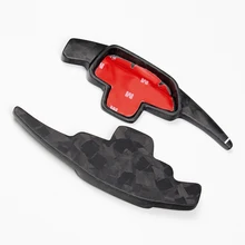 

2 Pcs For Mercedes-Benz CLA CLS GLA GLC GLE GLS SLC Class Car Steering Wheel Shift Paddles Extender Carbon Fiber Forging Pattern