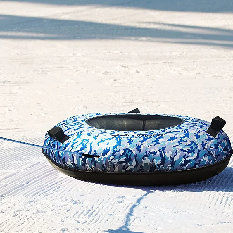 High quality rubber tubing snow tube sled inflatable snow tubing slide