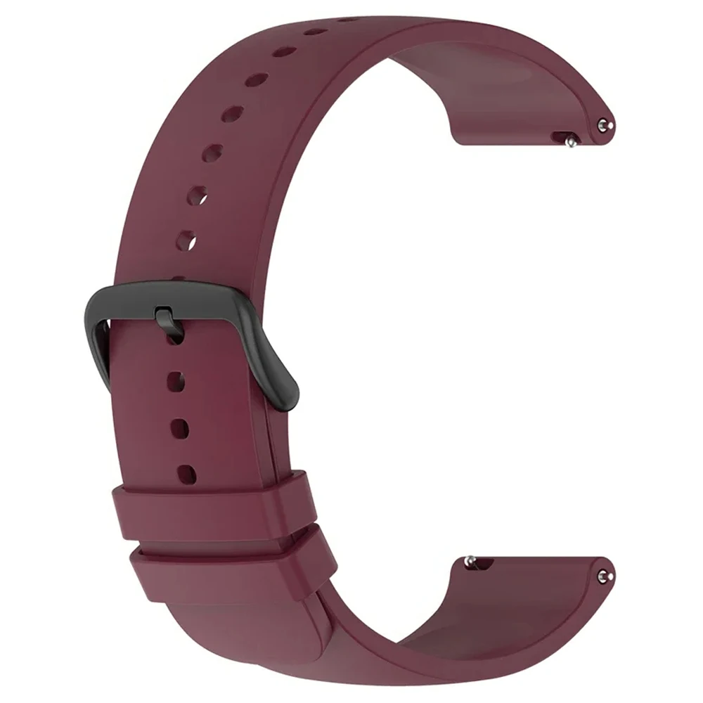 Premium Silicone Bracelet Strap for Sports Watches, 20-22mm