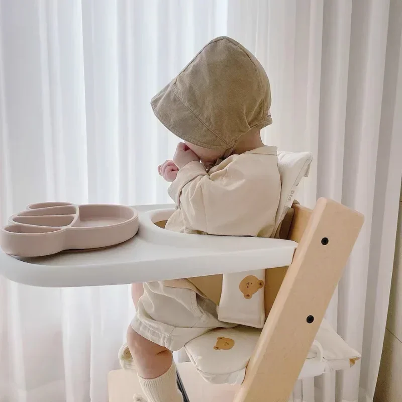 Soft Highchair Cushion Washable Baby Dinner High Chair Seat Cushion Liner Mat Pad Back for Stokk Trip Trap High Chair