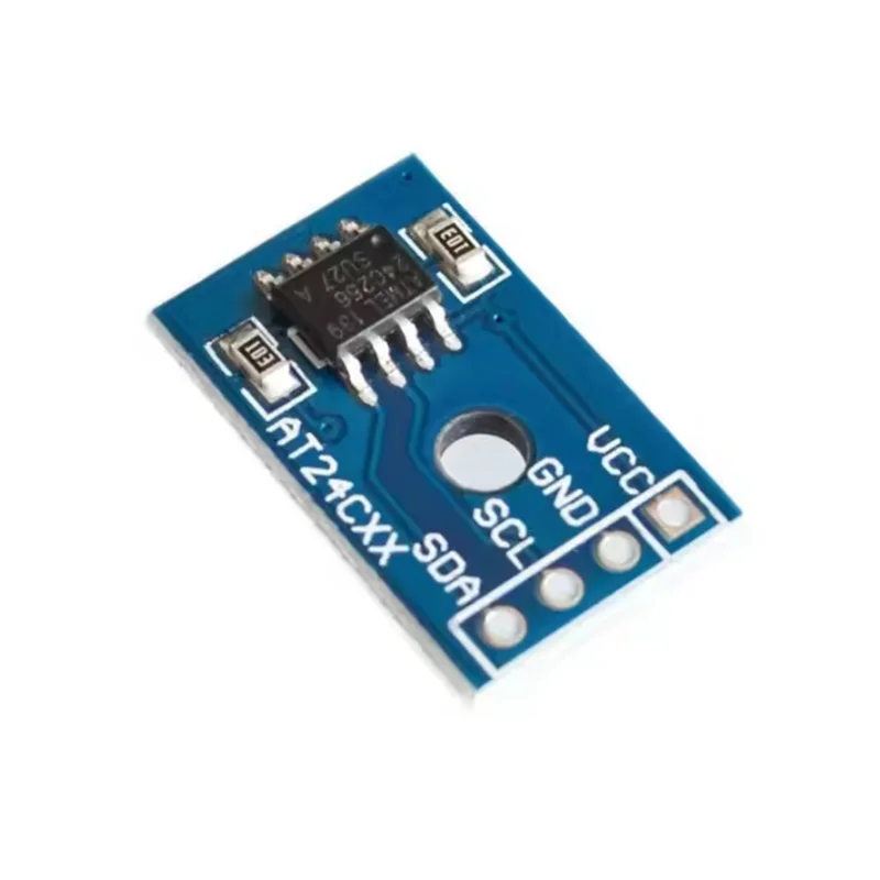 AT24C256 AT24C02 2ECL IIC/I2C 직렬 인터페이스 포트 DIY 전자 자동차용 EEPROM 메모리 모듈 3.3-5V AT24C256 AT24C02