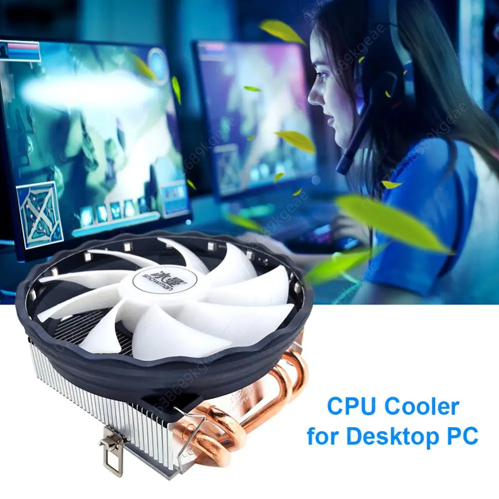 120MM PWM 4 Pin PC Radiator 4 Heat Pipes CPU Cooler RGB Quiet Cooling Fan for Intel LGA 1155 1150 1151 1700 2011 X79 X99 AMD AM3 Cooling Fan