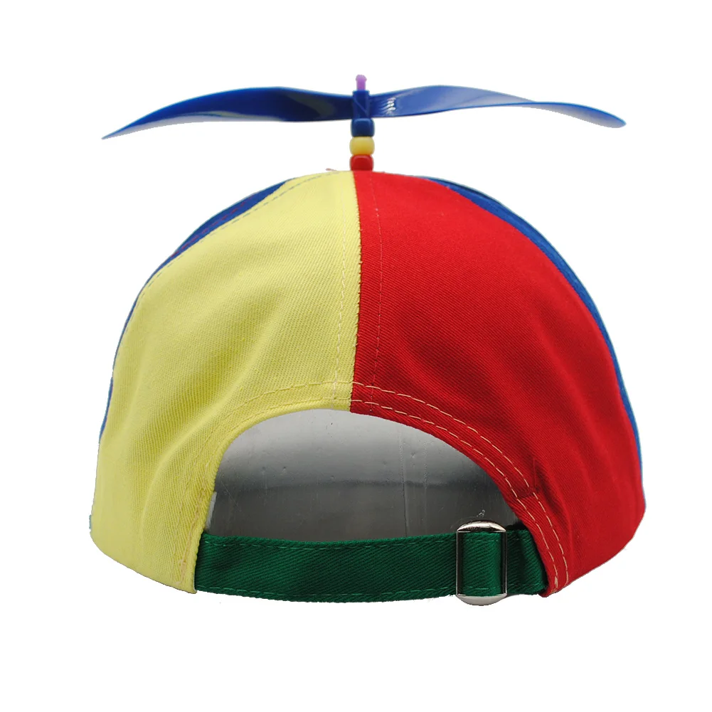 Creative Summer Funny Men Snapback Cap for Parent child Multicolor Propeller Baseball Hat Women Outdoor Hat Detachable 6