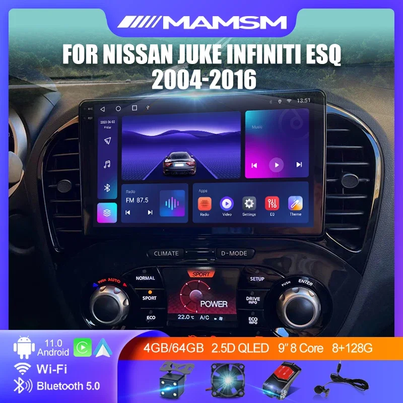 AT315 日産ジューク カーナビ アンドロイドカーナビandroid 9インチ 9