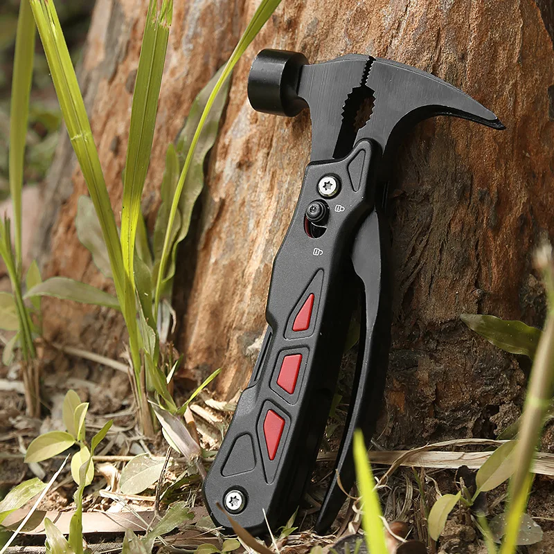 

Multifunctional Sheep Horn Hammer Portable Camping Combination Pliers Head Tool Outdoor Camping Vehicle Maintenance Hammer