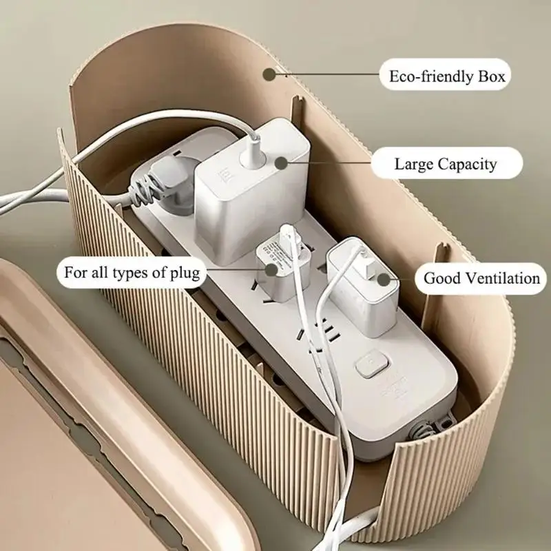 Plug-in Board Storage Box Data Cable Socket Plug-in Power Cable Organizer Wiring Board Concentrator Artifact Wire Storage Boxes