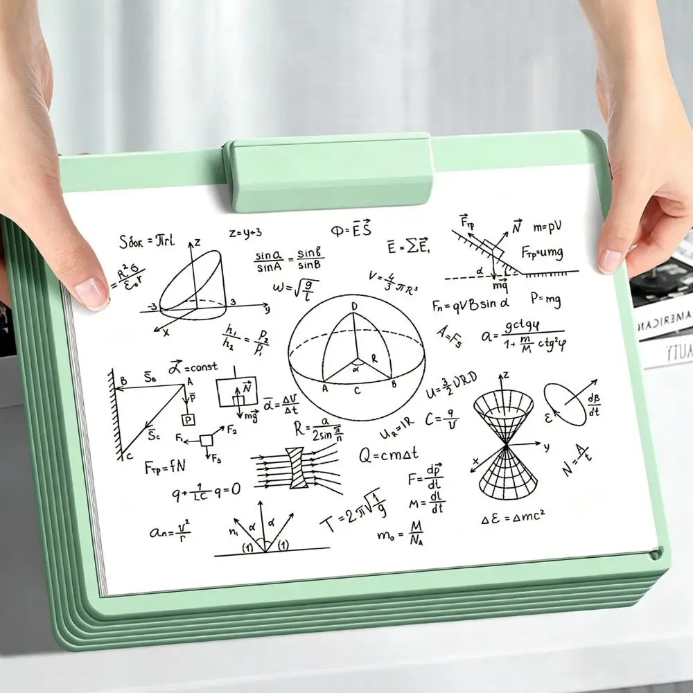 다기능 PP A4 클립보드 이중 용도 회전식 파일 폴더 휴대용 문서 홀더 선물