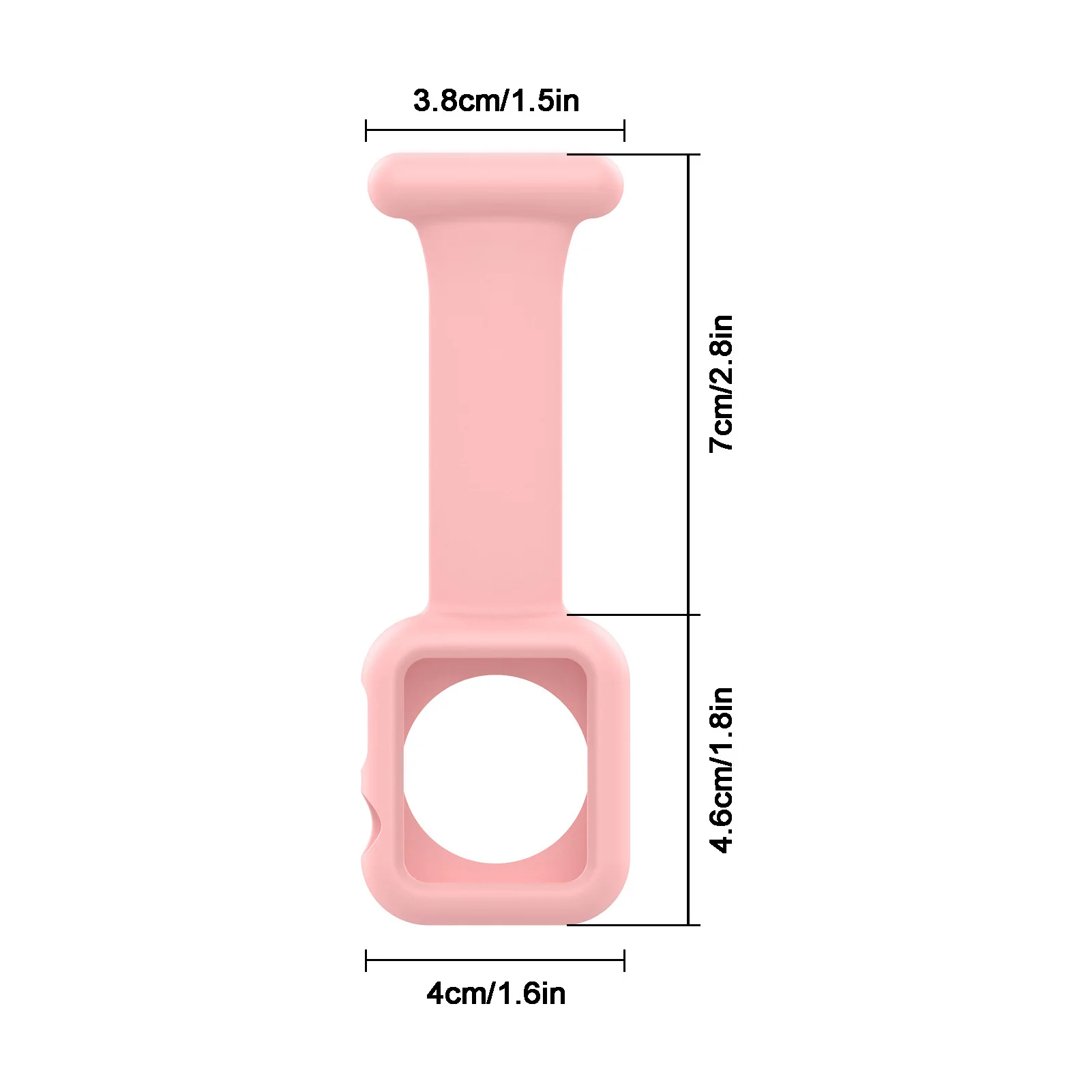 

Smartwatch Silicone Strap for SEries 7/6/5/4/3/2/SE/1 Watch Strap for Brooch Bracelet Doctors Nurse