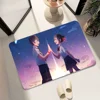 1pc Anime Your Name Bathroom Absorbent Mats Anti-Slip Mats Home Decor Supplies Carpets Home Kitchen Floor Mats 5