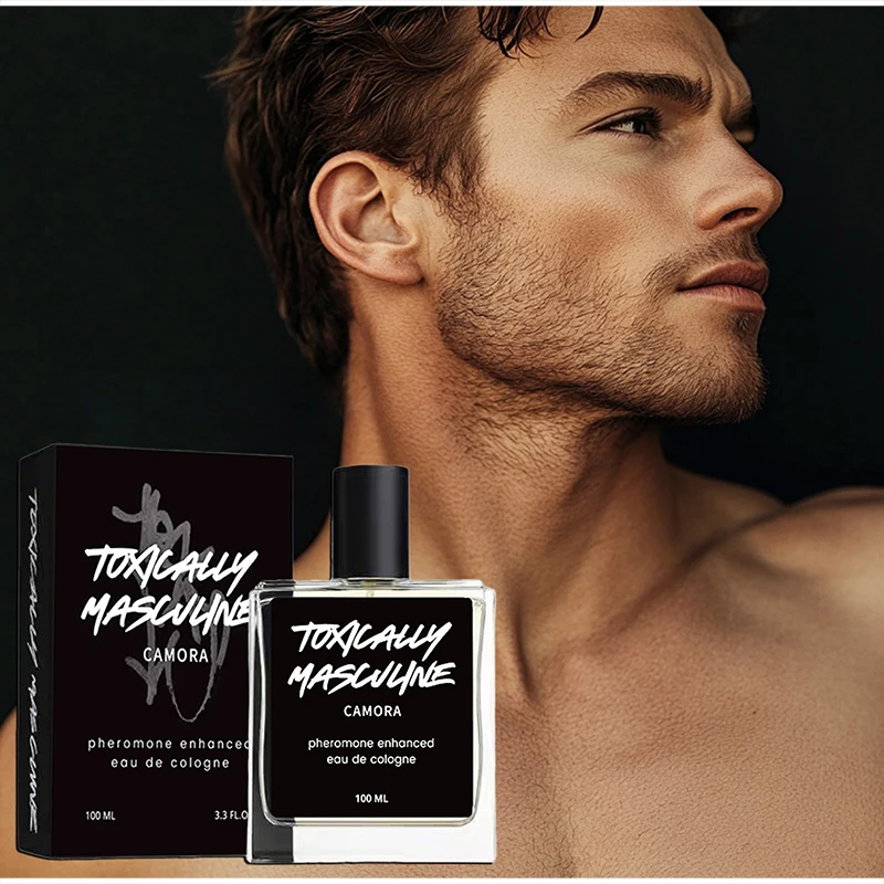 Eau de Cologne arricchita con feromoni, affascinante spray profumato da uomo, fragranza a base di pepe nero, lavanda, vetiver, muschio di quercia e legno di cedro._voghion.com