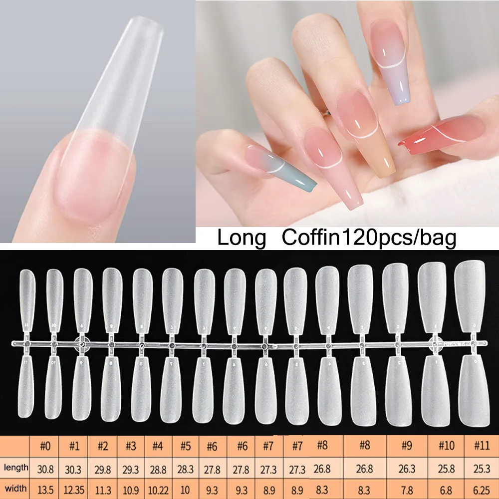 Nail Tips 120pcs fake nails nail tips false nails false nail tips