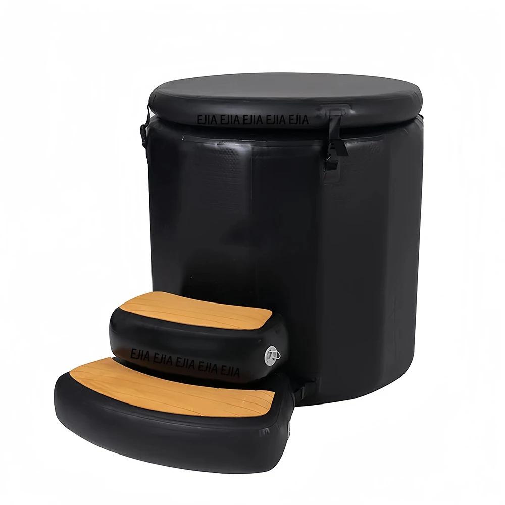 

Inflatable Ice Tub Recovery Cold Plunge Ice Bucket Bathtub Portable Ice Bath
