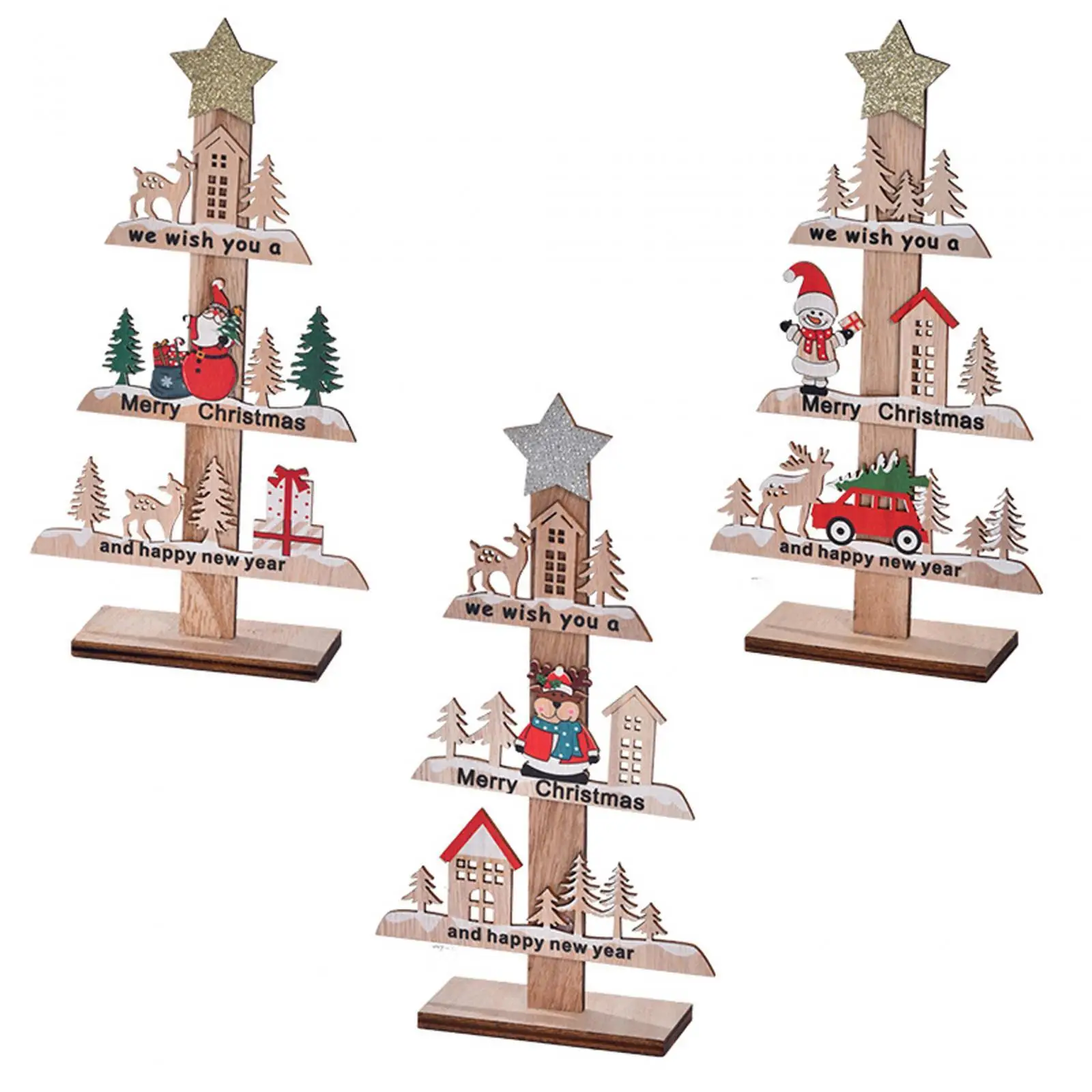 

Рождественская деревянная вывеска, украшение для стола, декоративная деревянная вывеска, центральный стол для дома, камина, офиса, фестиваля, стола