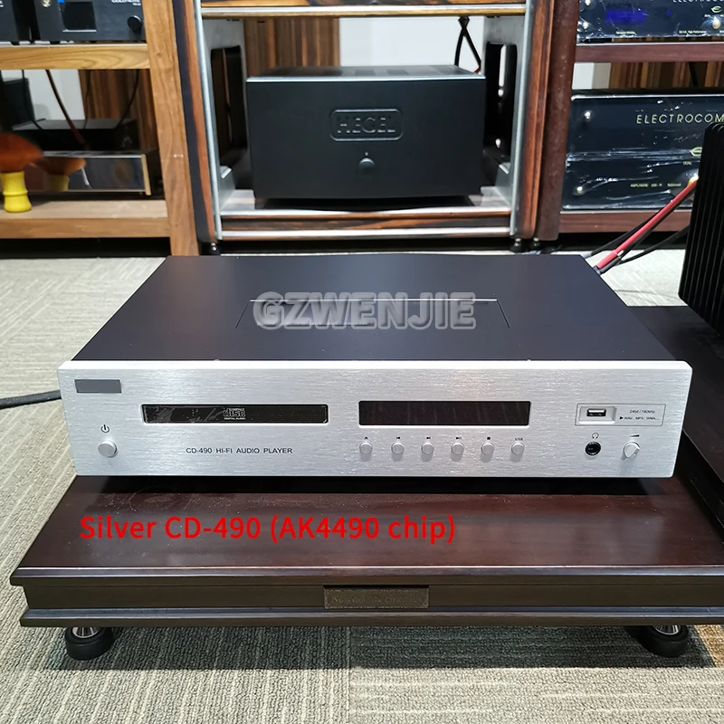 High End CD Player AK4490 32BIT 768KHz DAC Decoder OPA2134 Operational Amplifier Chip HIFI CD Player Optical Coaxial XLR Outputs