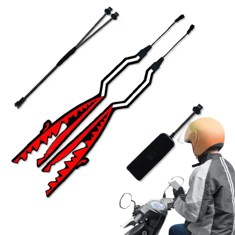 

Motorcycle Hat Light LED Warning Lights Kit Safety Light Battery Operated For Night Riding Waterproof Hat Lights Signal Light