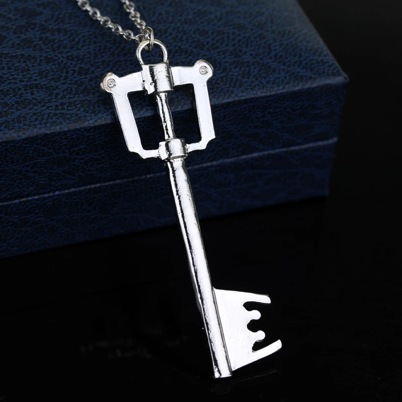 Game KingdomHeart Sora Key Keychain Keyblade Weapon Model Metal