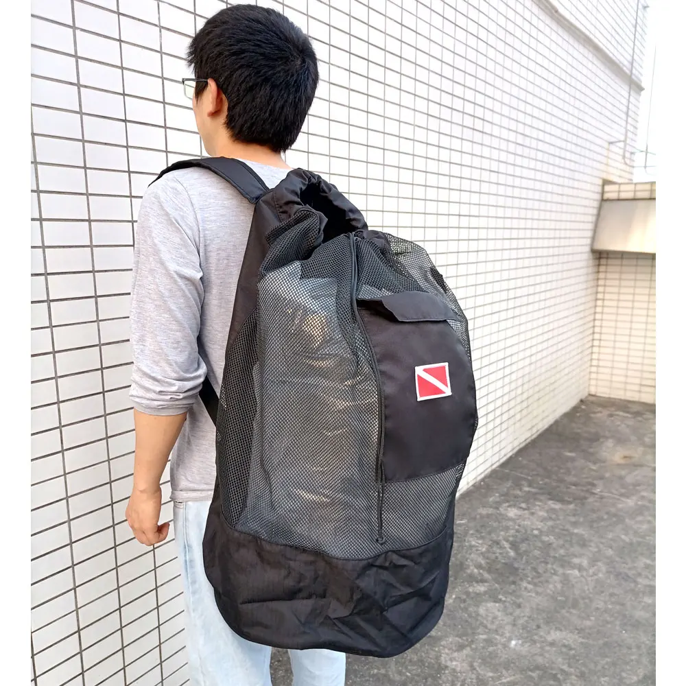 特大スキューバダイビングメッシュバックパックメッシュテック