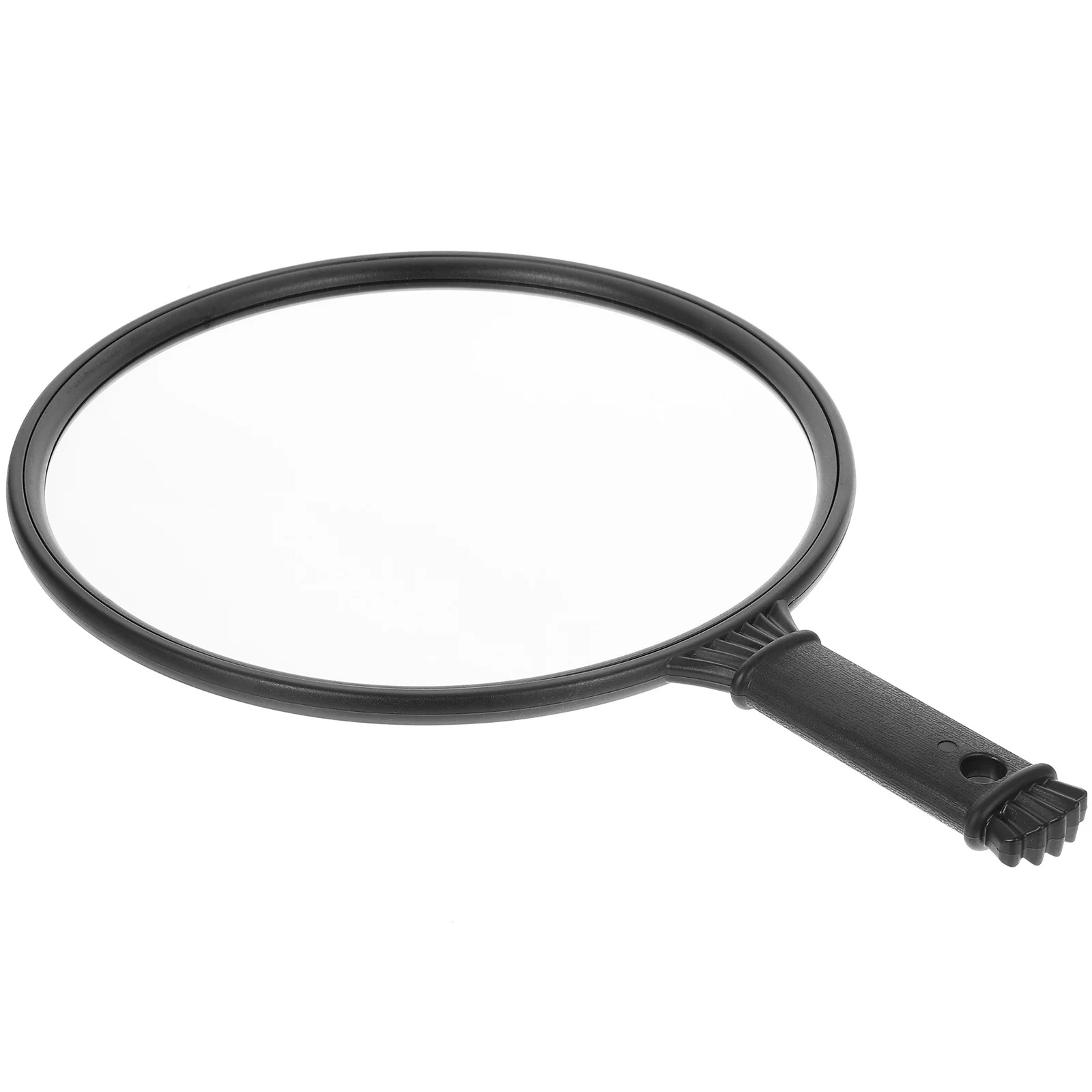 

Round Mirror with Handle Handheld Makeup Portable The Back Women Beech Salon Travel Mirrors