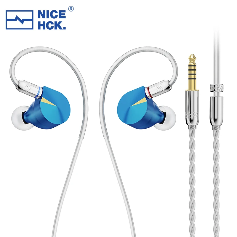 NICEHCK F1 Pro IEM HiFi Music Wired CNC Metal Earphone 14.2