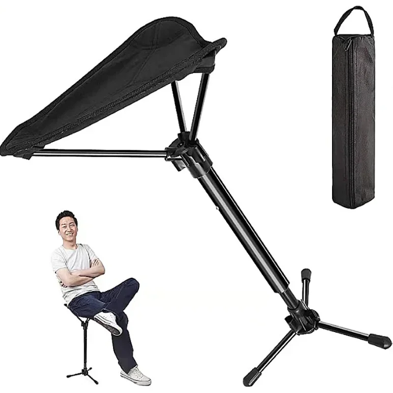 Folding Camping Chair Foldable Camping Chair Portable Camping Stool Folding Stool Outdoor Camping Chair Portable Stainless Steel Telescopic Ultralight Maza Nature Hike Fishing Seat Artifact