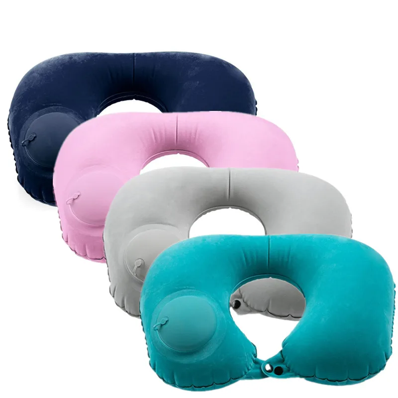 Travel Pillows Airplanes Inflatable Super Light Portable Neck Pillow U