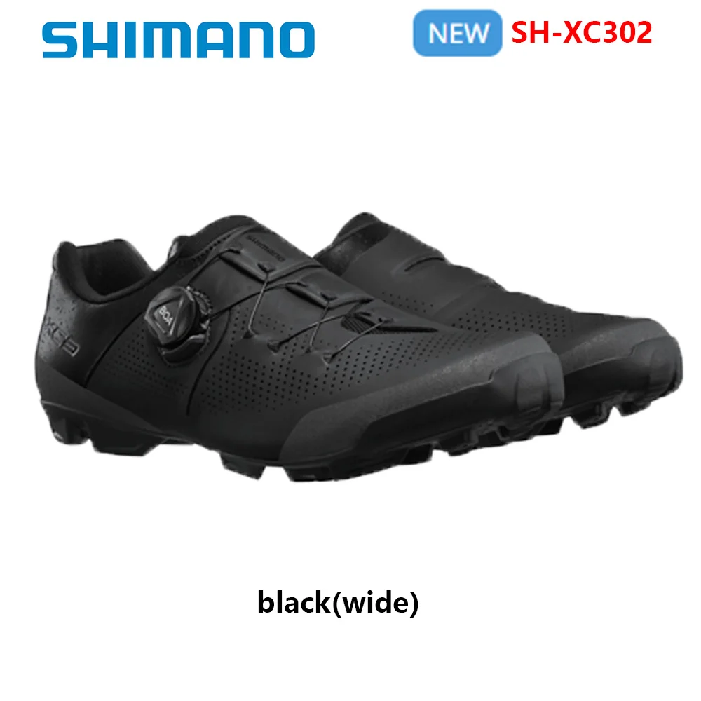 「美品」　SHIMANO XC3 SH-XC300 ブラック 43 ワイド Shimano XC3 SPDビンディングシューズ 【SH-XC300】（ワイド）